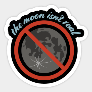 fake moon Sticker